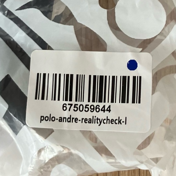 RSVLTS ST. ANDRE BREAKFAST BALLS REALITY CHECK POLO SZ LRG - Picture 5 of 8